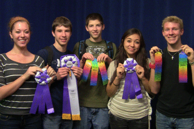Broadcast students recieve awards at the Kansas State Fair