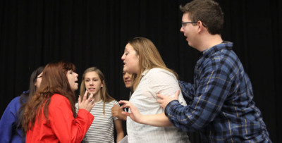 Drama class performs play written by senior