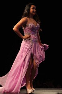 Members of the National Honor Society walk in the Natalie M. Fashion Show on Sunday, Jan. 21.
Photo by Hanna Steen