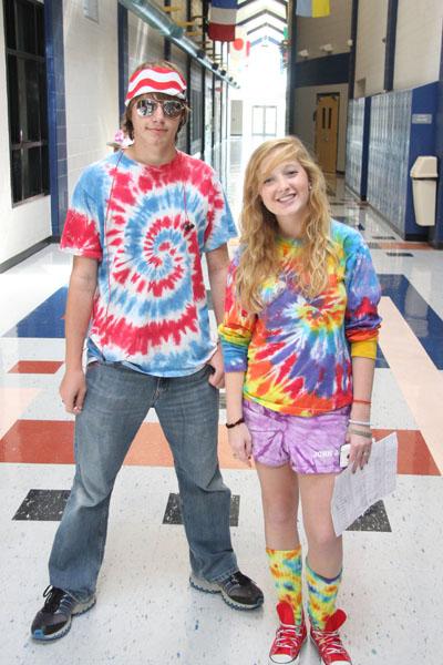 Spirit week winners Tuesday, Oct. 4: Tie-dye day