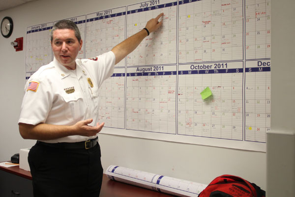 Fire department adjusts to new fire chief and recovers from recent loss