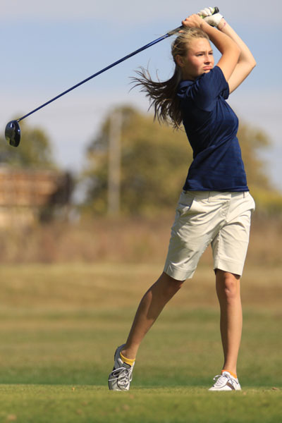 Varsity girls golf places second at Basehor-Linwood Invitational