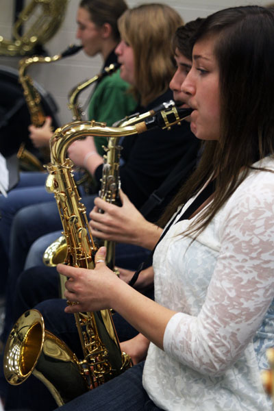 Student pursues musical talents