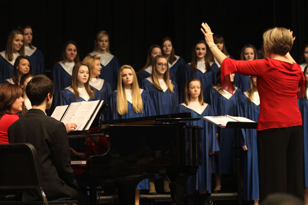 Winter band and choir perfom successful concerts