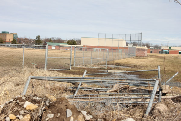 Reconstruction plan begins for baseball and football practice area