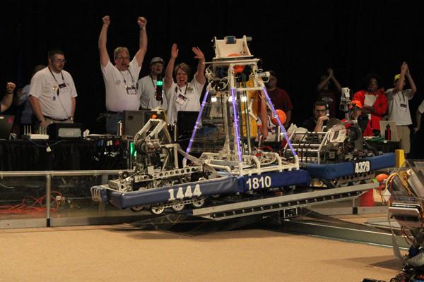 Robotics team competes in final rounds at regionals
