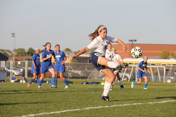 Girls soccer team wins its eighth game in a row