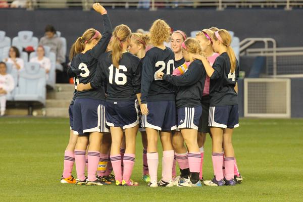 Soccer team plays district rival at Livestrong Stadium for charity