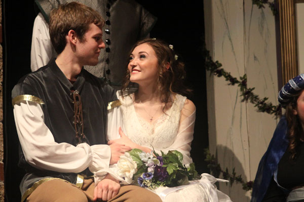 Students present the play “A Midsummer Night’s Dream”