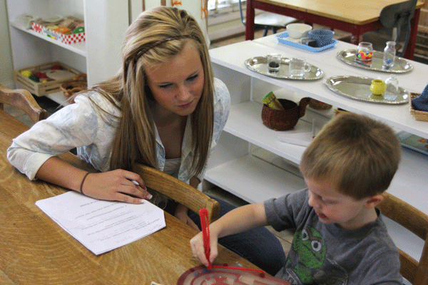 Foundations to Childhood Development class visit day care centers.