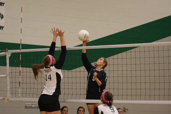 Fourth annual Dig Pink Volleyball match ends with jaguar victory
