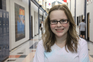 Seven questions with freshman cheerleader Sara Hempleman