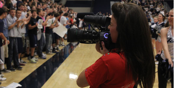 Broadcast students succeed in school-wide lip dub