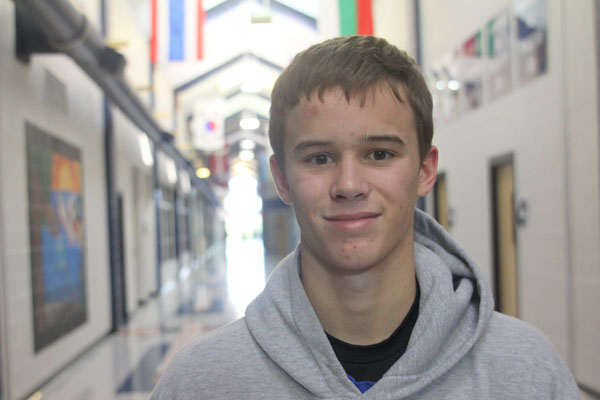 Seven questions with sophomore wrestler Logan Marx