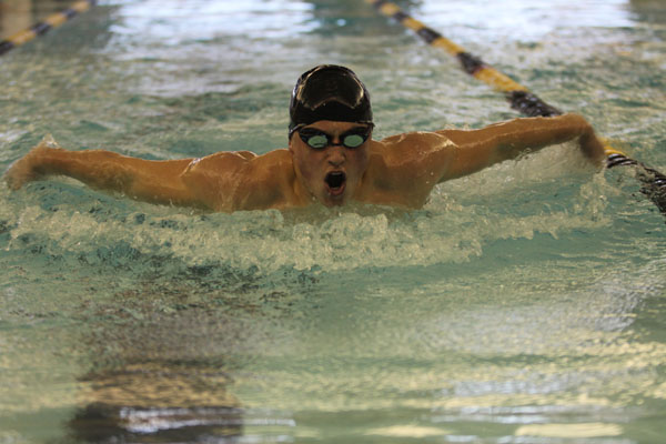 Boys swim team competes at Turner