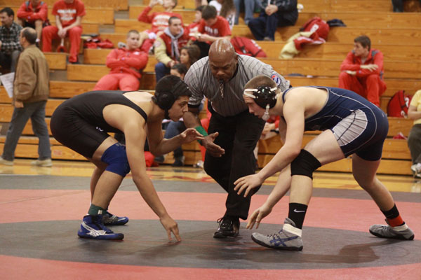 Wrestling team places second at league tournament