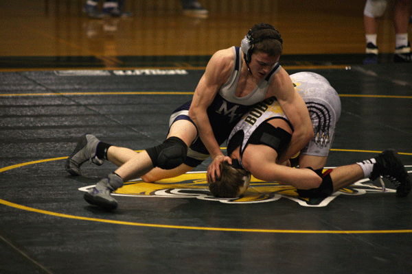 Wrestling team wins meet at Basehor-Linwood