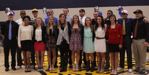 Athletes sign to colleges in group signing ceremony