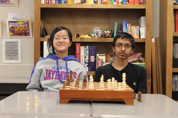 Voyager students play chess to relieve stress