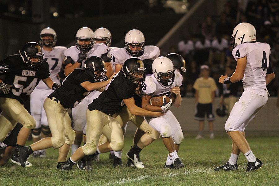 Jaguar football team defeats Turner High School 48-7.