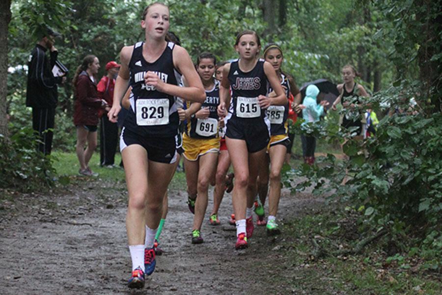 The boys cross country team placed first and the girls team placed fifth at the Rim Rock Farm meet on  Saturday, Sept. 28.