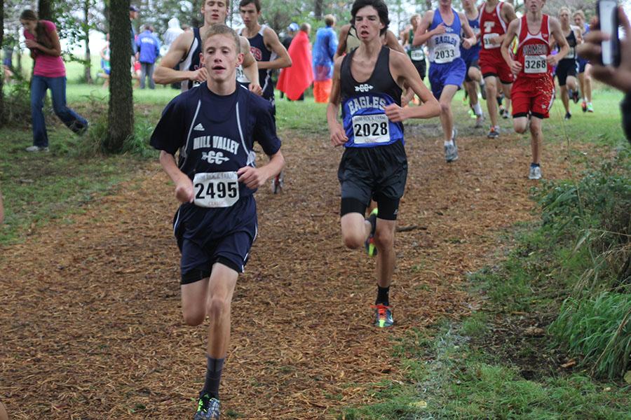 The cross country team traveled to Kansas University Rim Rock Farm on Saturday, Sept. 28; the varsity boys placed first and the varsity girls placed fifth.