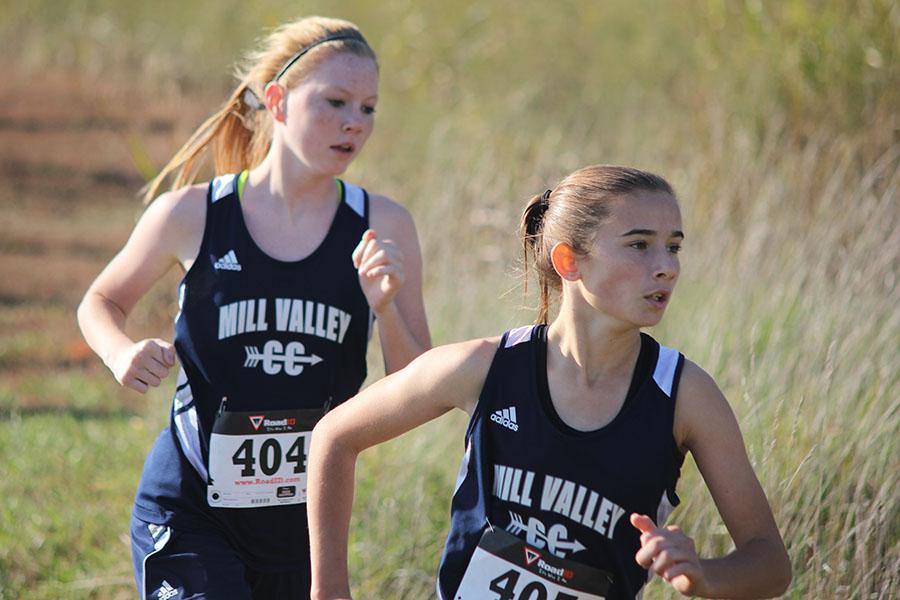 The varsity boys and girls cross country teams competed at the Kaw Valley League meet at Lansing on Thursday, Oct. 17. Both teams earned first place. 