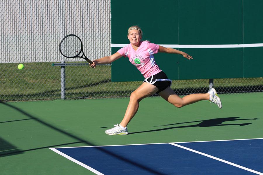 Photo Gallery: Girls tennis vs. Bonner Springs and Lansing: Oct. 7