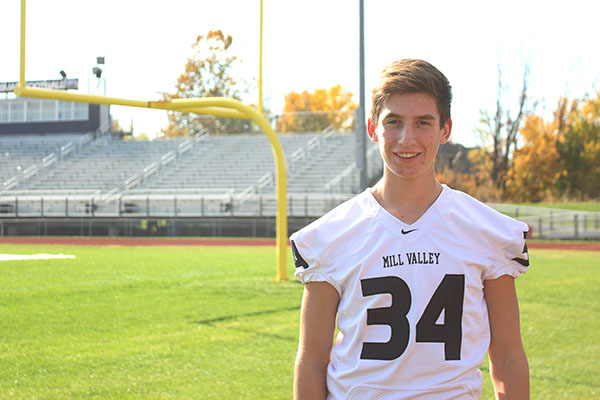 Sophomore Jared Zukowski was concussed on Monday, Sept. 30 during his junior varsity football game.