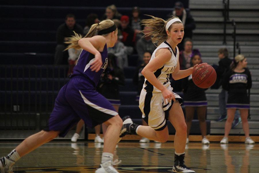 The girls basketball team lost to Piper in their first game 46-39 on Friday, Dec. 6. 