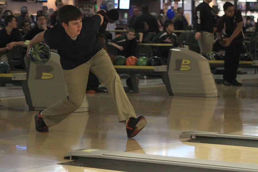 The girls and boys bowling teams competed against Desoto High School and Washington High School at Park Lanes on Monday, February 24.