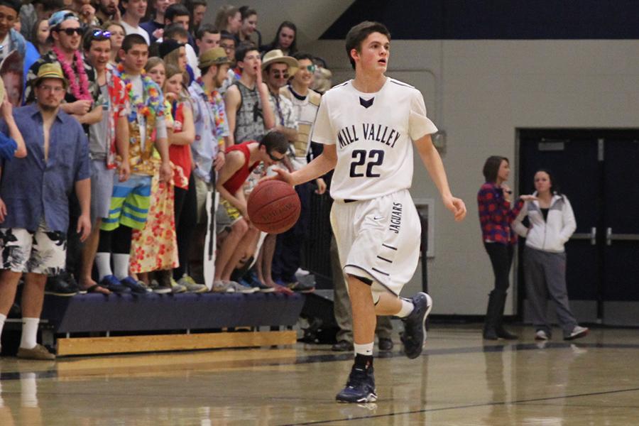 The boys basketball team defeated the Tonganoxie Chieftans 55-51 on Tuesday, Feb. 25.