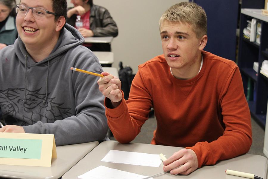 Quiz+Bowl+hosted+the+Scholars+Bowl+regional+competition+on+Monday%2C+Feb.+10.+Senior+Brooks+Danahy+said+he+enjoyed+participating+because+of+the+laid+back+experience.