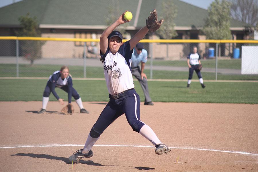 The softball team traveled to 3&2 on Tuesday, April 22 where the took victory over Piper.  
