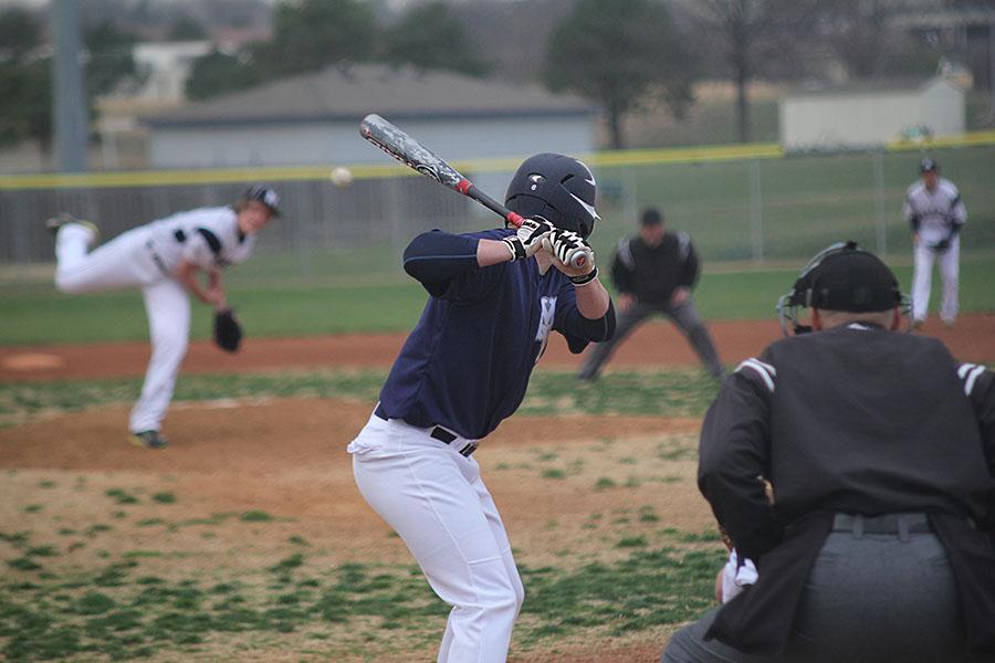 The Jaguars fell to the Blue Valley North Mustangs, 6-8, on Monday, April 7. The team now has a record of 2-1.