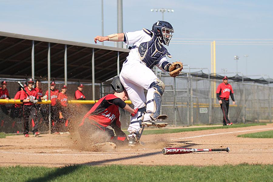 The Jaguar baseball team beat the Lansing Lions, 15-0 and 7-0, on Tuesday, April 15. 