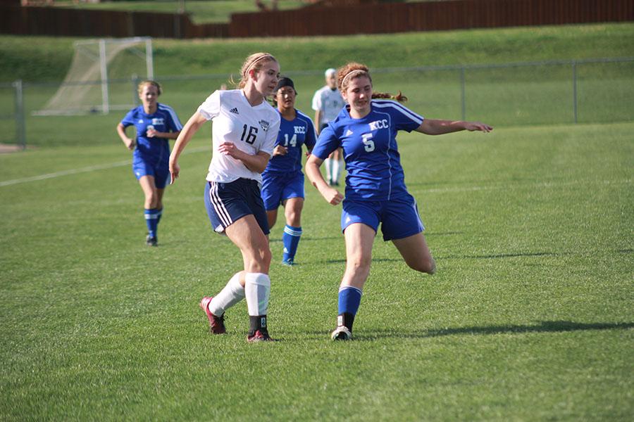 The girls soccer team defeated Kansas City Christian 7-0 during the home game on Thursday, May 7. 