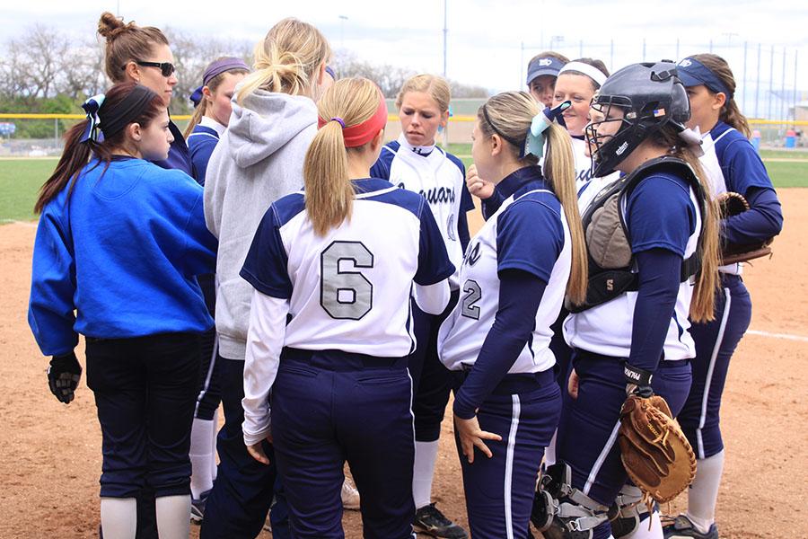The softball team defeated Turner 10-0 and 15-0 at home on Thursday, May 1. 