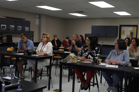 Parents attend Back to School Night