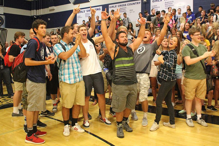 Pep assembly recognizes spring activities and sports