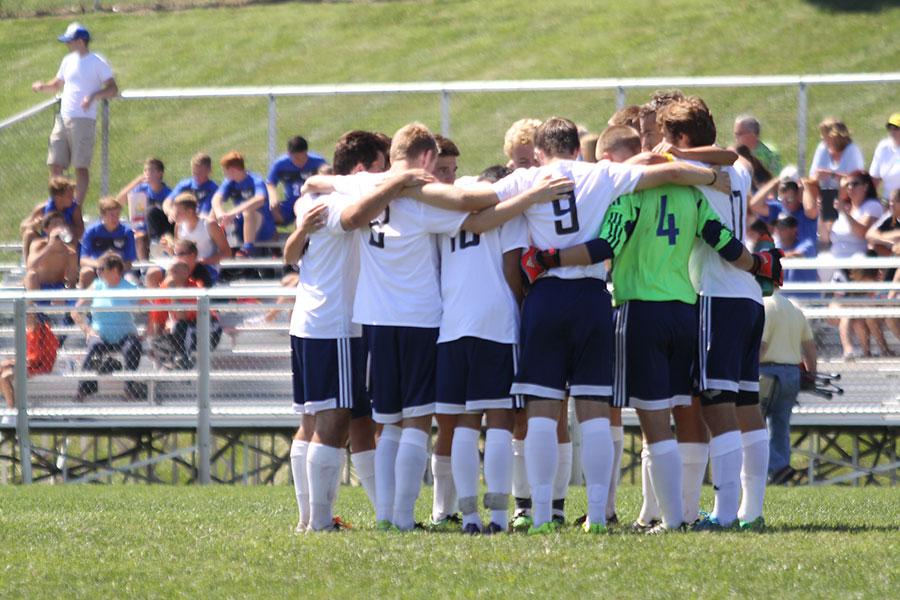 The boys soccer team lost 4-2 to Gardner Edgerton on Saturday, Sept. 6.