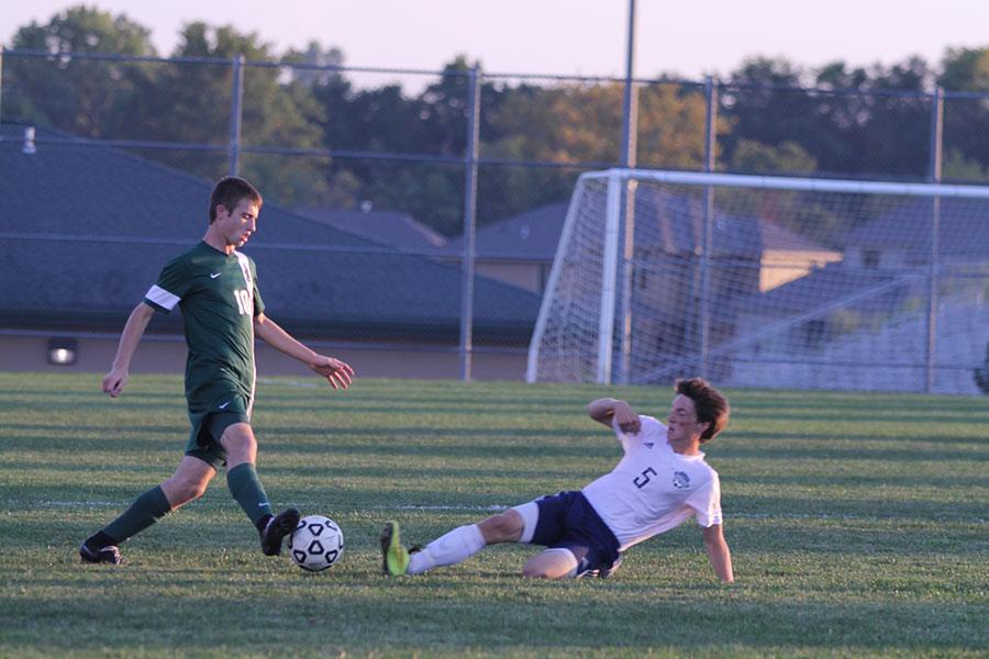 The boys soccer team lost to Blue Valley Southwest 2-0, on Monday, Sept. 29. 