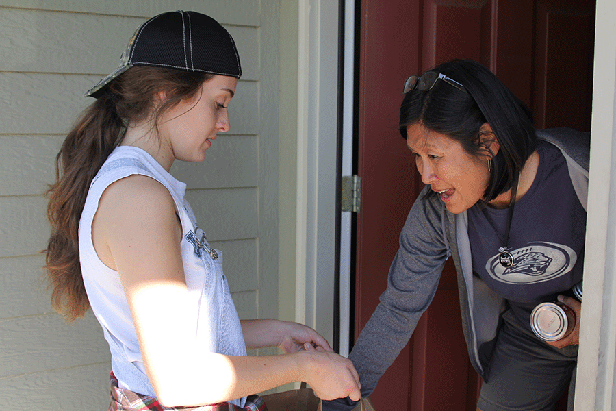 NHS and StuCo adds a Halloween twist to their annual food drive for the Johnson County Christmas Bureau on Sunday, Oct. 26 by trick-or-treating for canned goods.