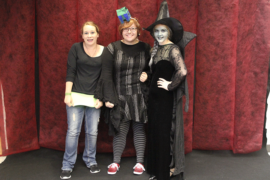 Students+dressed+as+their+favorite+Wizard+of+Oz+witch+for+Which+Witch+day+on+Monday%2C+Oct.+6.+The+winners+were+Savannah+Chappell+and+Laci+Moore.