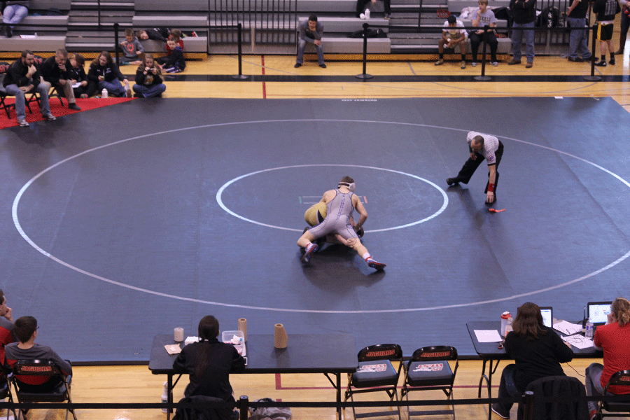 Wrestlers competed at regionals on Saturday, Feb. 21.