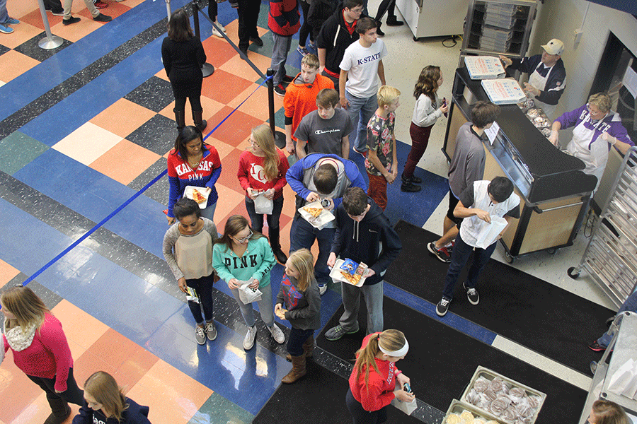 After a water pipe burst in the commons area on Thursday, Feb. 5, it was closed in order to do a detailed cleaning of the area. Typical lunch arrangements were adjusted and students received their lunch, free of charge, in the foyer. After receiving their lunch, students proceeded to their classrooms where they ate. 