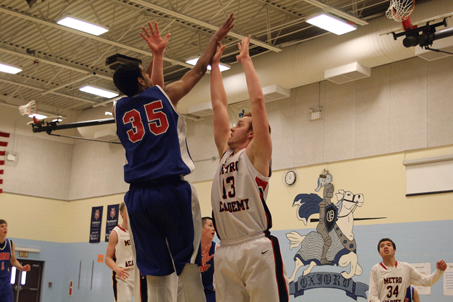 The KC East Lions and the Metro Academy Mavericks compete in the National Christian Home-school Championship Heartland Regional Tournament on Saturday, Feb. 28.