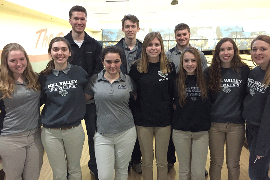 The bowling team competed in in the state tournament in Wichita on Thursday, March 5.