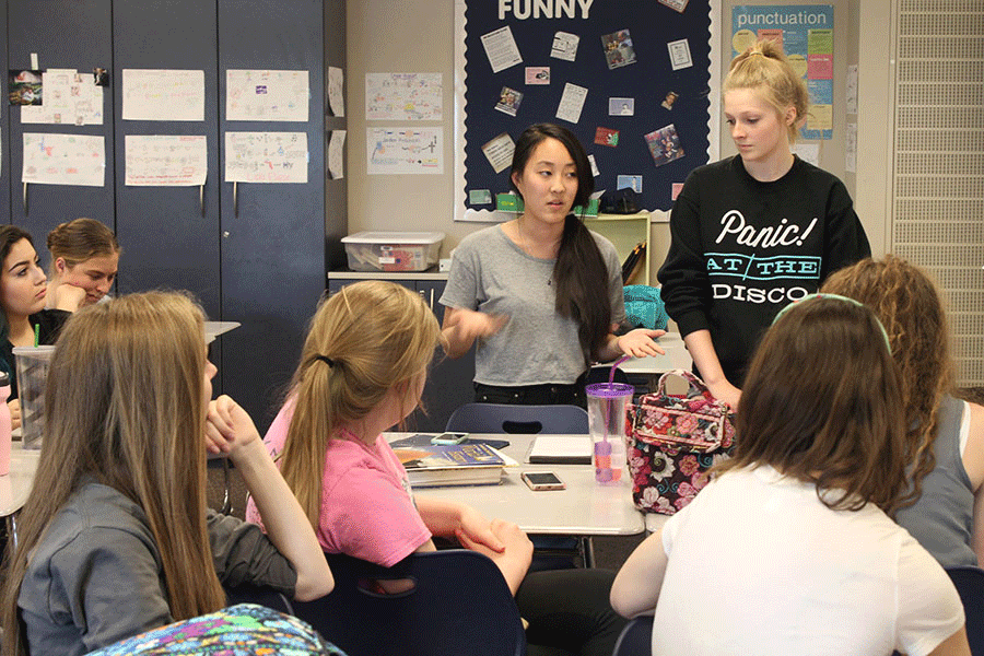 On Friday, May 1, sophomore Sue Kim lead the newly formed Make a Wish club at their first official meeting.