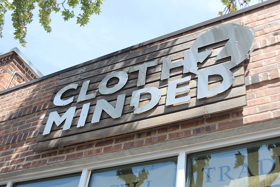 Clothz Minded is a resale clothes store in Westport shopping center located on Pennsylvania Ave. between Westport Road and Arichbald Ave. It is open Monday through Saturday from 11 a.m. to 7 p.m. and on Sundays from 1- 5 p.m.